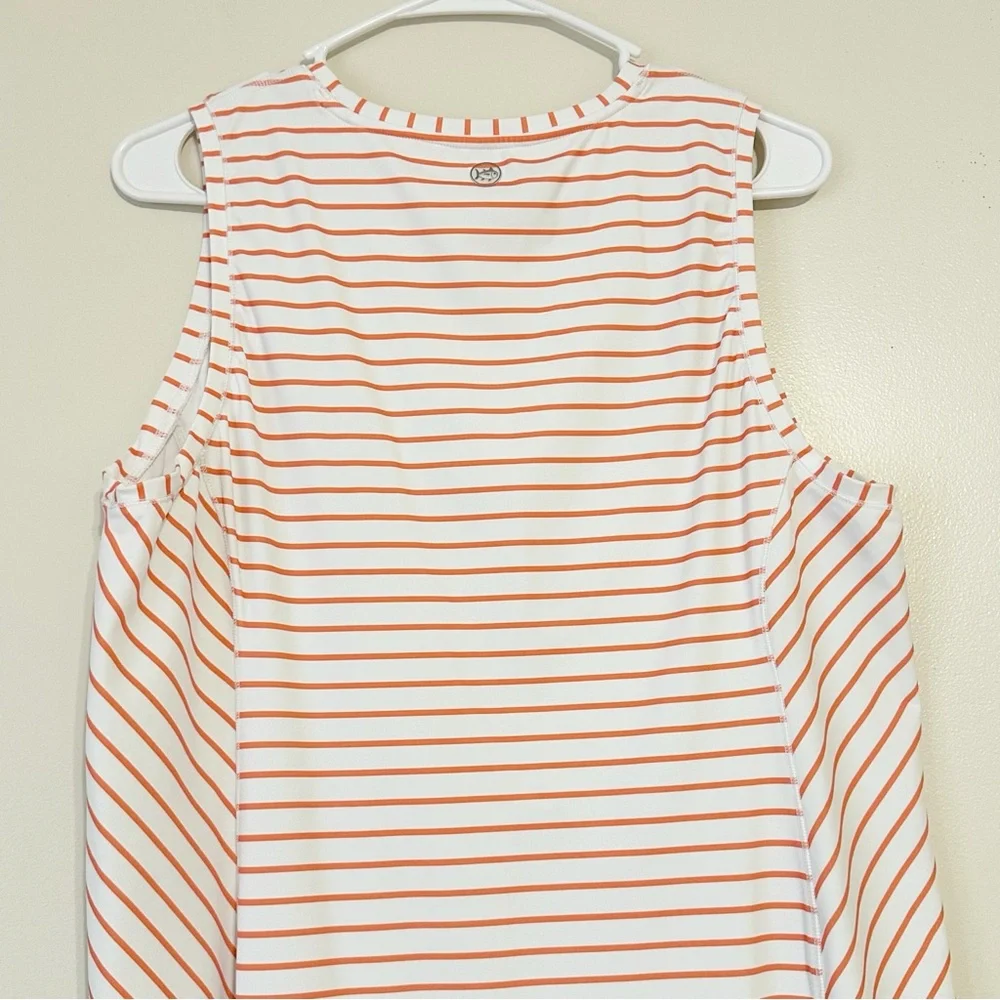 Southern Tide Lyllee Perfromance Golf Outdoor Striped Sleeveless Dress